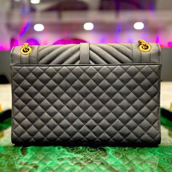 Envelope Large Quilted Leather Crossbody - Picture 3 of 15